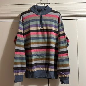 Multi colored stripe sweater